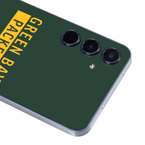 NFL Green Bay Packers Green Performance Series Galaxy A35 5G Skin