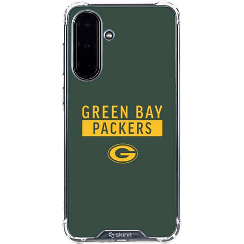 NFL Green Bay Packers Green Performance Series Galaxy A36 5G Clear Case