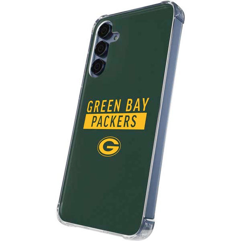 NFL Green Bay Packers Green Performance Series Galaxy A55 5G Clear Case