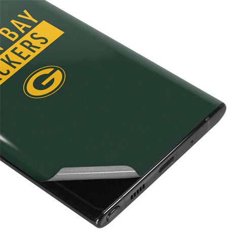 NFL Green Bay Packers Green Performance Series Galaxy Note 10 Plus Skin