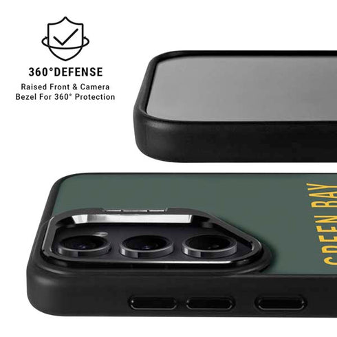 NFL Green Bay Packers Green Performance Series Galaxy S25 Kickstand Case