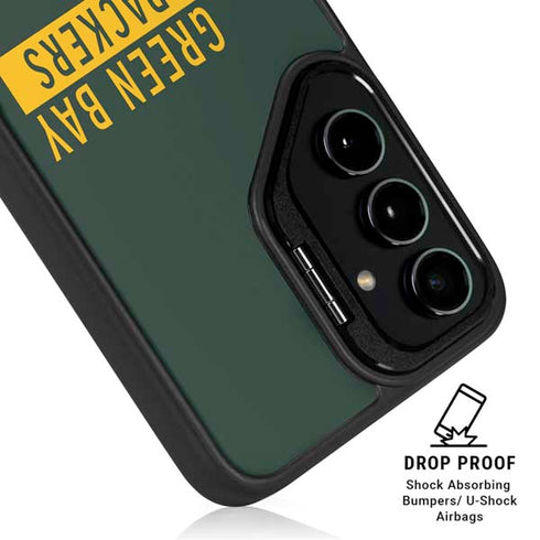 NFL Green Bay Packers Green Performance Series Galaxy S25 Kickstand Case