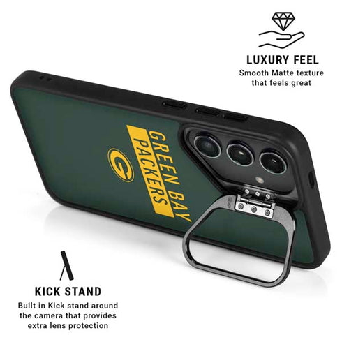 NFL Green Bay Packers Green Performance Series Galaxy S25 Plus Kickstand Case