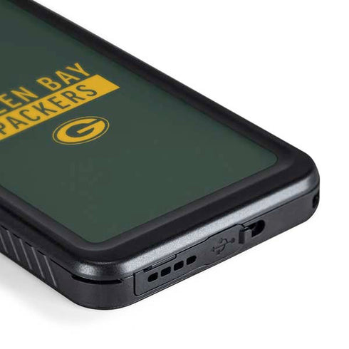 NFL Green Bay Packers Green Performance Series Galaxy S24 Waterproof Case