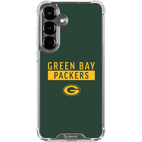 NFL Green Bay Packers Green Performance Series Galaxy S26 Plus Clear Case