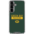 NFL Green Bay Packers Green Performance Series Galaxy S26 Plus Clear Case