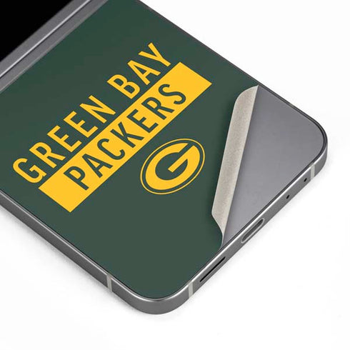 NFL Green Bay Packers Green Performance Series Galaxy Z Flip6 Skin