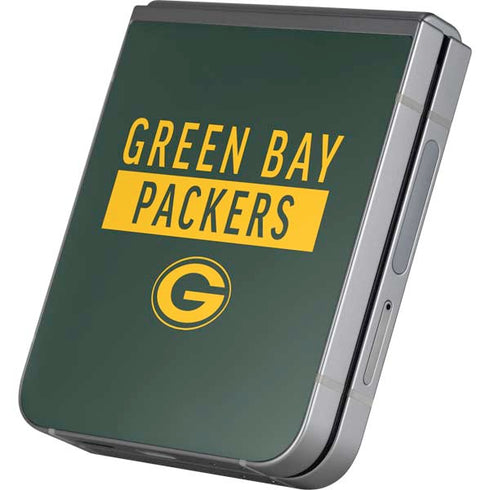 NFL Green Bay Packers Green Performance Series Galaxy Z Flip6 Skin