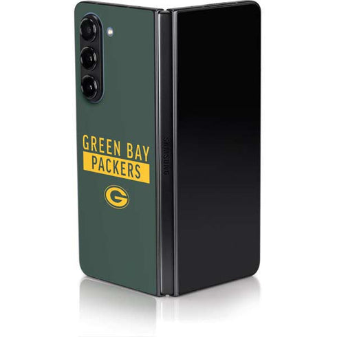 NFL Green Bay Packers Green Performance Series Galaxy Z Fold5 5G Skin