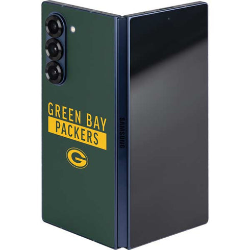NFL Green Bay Packers Green Performance Series Galaxy Z Fold6 Skin