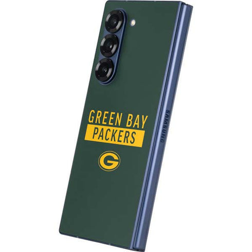 NFL Green Bay Packers Green Performance Series Galaxy Z Fold6 Skin