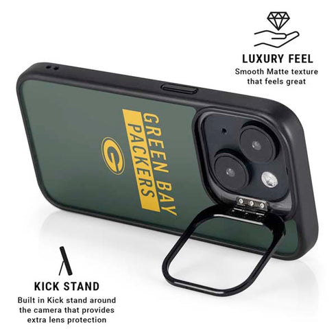 NFL Green Bay Packers Green Performance Series iPhone 14 Kickstand Case