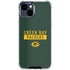 NFL Green Bay Packers Green Performance Series iPhone 15 Clear Case
