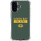 NFL Green Bay Packers Green Performance Series iPhone 16 Clear Case