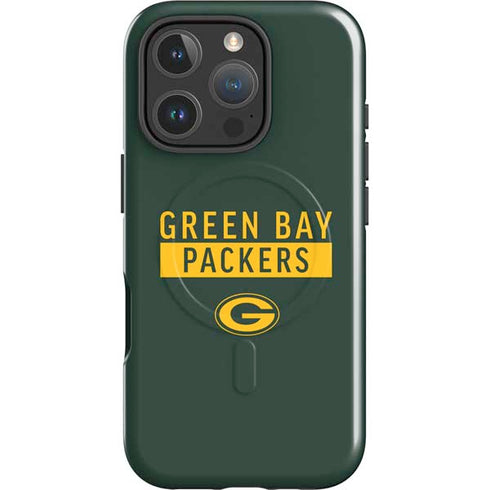 NFL Green Bay Packers Green Performance Series iPhone 16 Pro Magsafe Impact Case