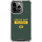 NFL Green Bay Packers Green Performance Series iPhone 16 Pro Max Clear Case
