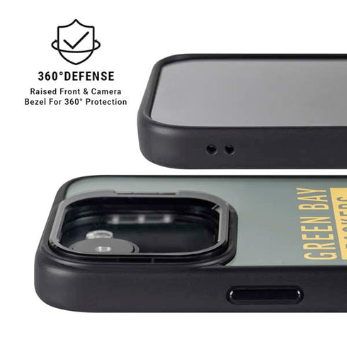 NFL Green Bay Packers Green Performance Series iPhone 16e Kickstand Case
