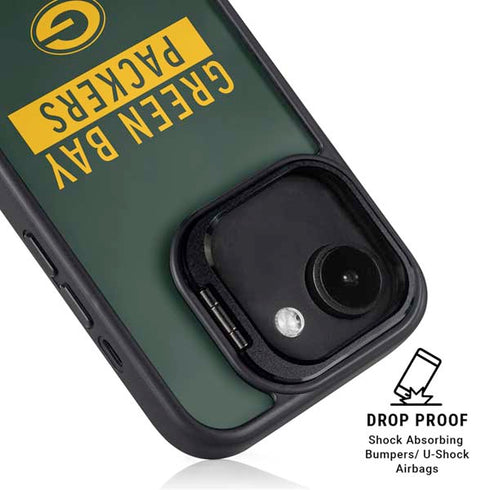 NFL Green Bay Packers Green Performance Series iPhone 16e Kickstand Case