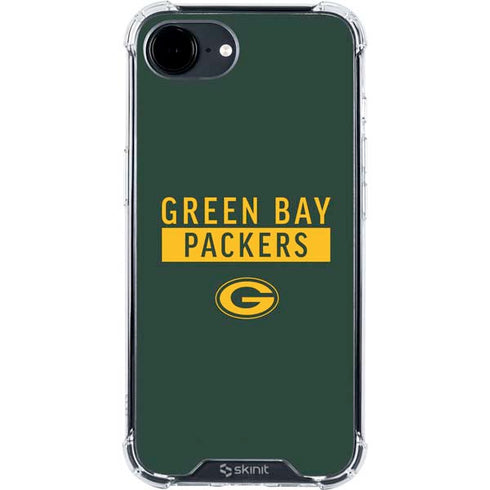 NFL Green Bay Packers Green Performance Series iPhone 16e Clear Case