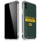NFL Green Bay Packers Green Performance Series iPhone X/XS Clear Case
