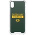 NFL Green Bay Packers Green Performance Series iPhone XS Clear Case