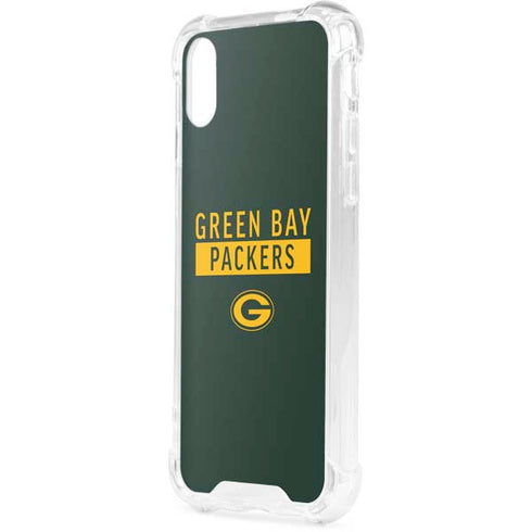NFL Green Bay Packers Green Performance Series iPhone XS Clear Case