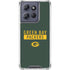 NFL Green Bay Packers Green Performance Series Moto G 5G (2025) Clear Case