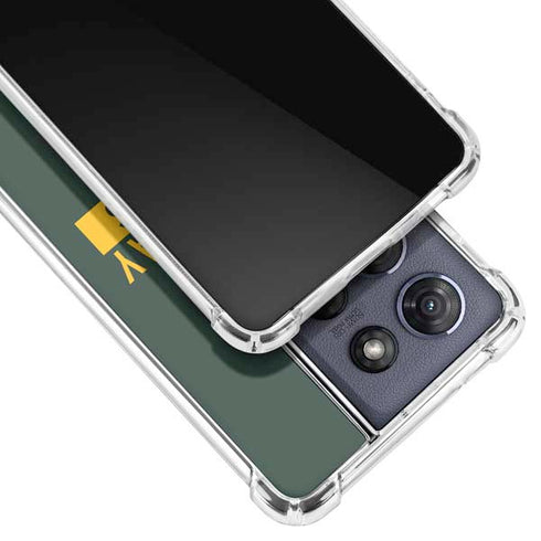 NFL Green Bay Packers Green Performance Series Moto G 5G (2025) Clear Case