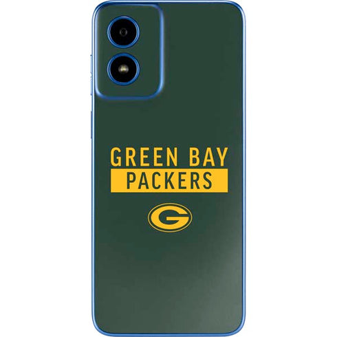 NFL Green Bay Packers Green Performance Series Moto G Play 4G (2024) Skin
