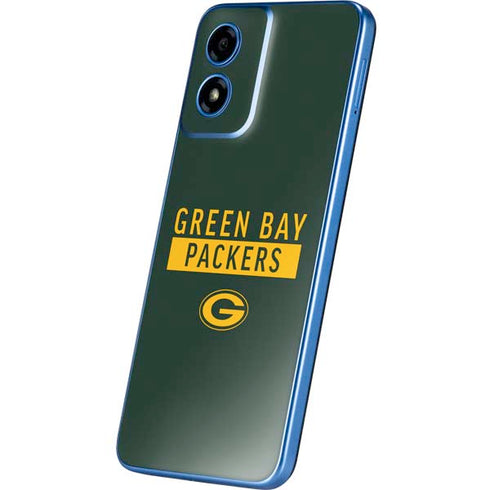 NFL Green Bay Packers Green Performance Series Moto G Play 4G (2024) Skin