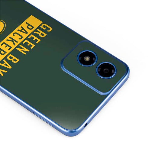 NFL Green Bay Packers Green Performance Series Moto G Play 4G (2024) Skin