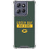 NFL Green Bay Packers Green Performance Series Moto G Play 5G (2025) Clear Case