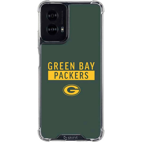 NFL Green Bay Packers Green Performance Series Moto G Power 5G (2024) Clear Case