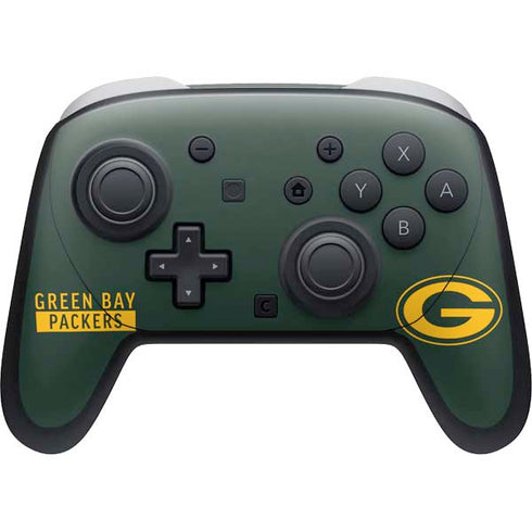 NFL Green Bay Packers Green Performance Series Nintendo Switch 2 (2025) Pro Controller Skin