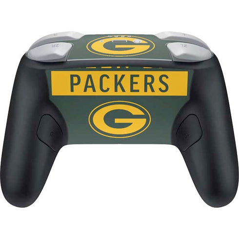 NFL Green Bay Packers Green Performance Series Nintendo Switch 2 (2025) Pro Controller Skin