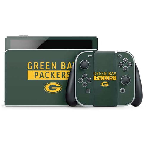 NFL Green Bay Packers Green Performance Series Nintendo Skins