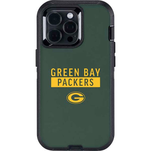 NFL Green Bay Packers Green Performance Series Otterbox Defender iPhone Skin