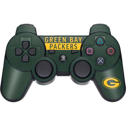 NFL Green Bay Packers Green Performance Series PS3 Dual Shock wireless controller Skin