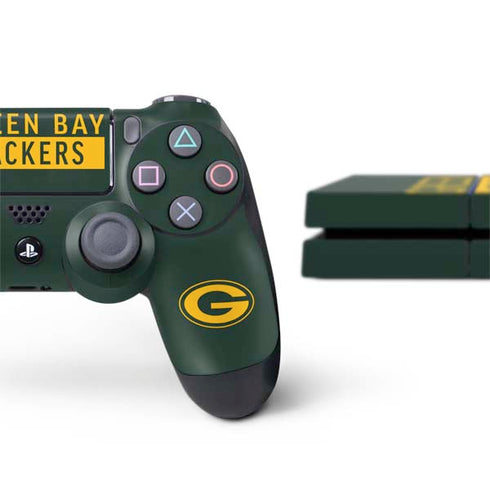 NFL Green Bay Packers Green Performance Series PS4 Console and Controller Bundle Skin