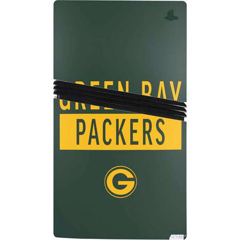 NFL Green Bay Packers Green Performance Series PS5 Pro Bundle Skin
