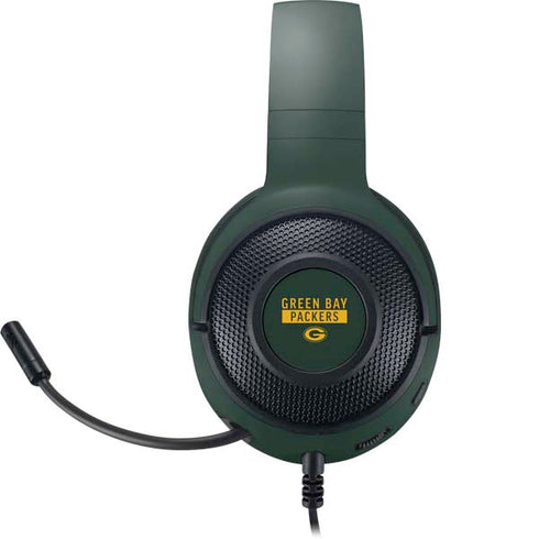 NFL Green Bay Packers Green Performance Series Razer Kraken X Skin