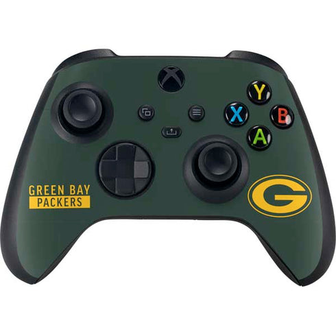 NFL Green Bay Packers Green Performance Series Xbox Series X Bundle Skin
