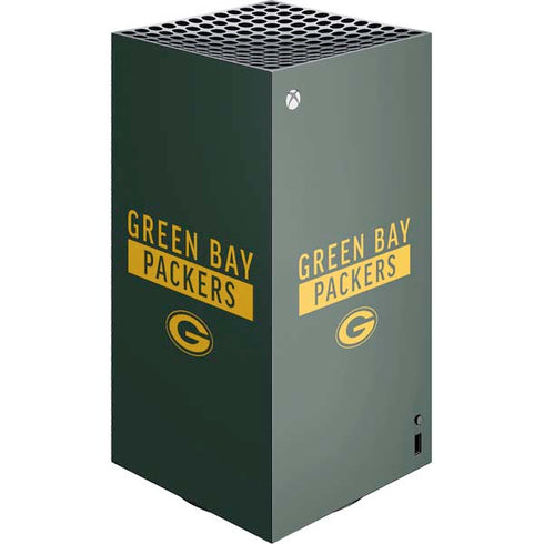 NFL Green Bay Packers Green Performance Series XBox Series X Digital Edition Console Skin