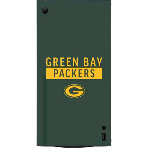 NFL Green Bay Packers Green Performance Series XBox Series X Digital Edition Console Skin