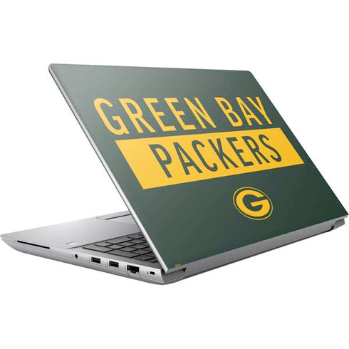 NFL Green Bay Packers Green Performance Series HP ZBook Fury 16 G10 Skin