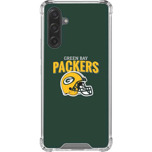 NFL Green Bay Packers Helmet Galaxy A17 Clear Case