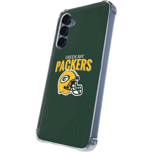 NFL Green Bay Packers Helmet Galaxy A55 5G Clear Case