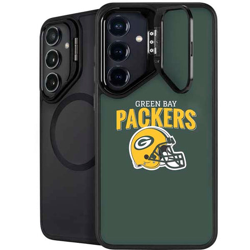 NFL Green Bay Packers Helmet Galaxy S24 FE Kickstand Case