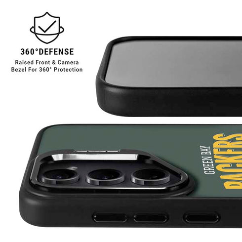 NFL Green Bay Packers Helmet Galaxy S25 Kickstand Case