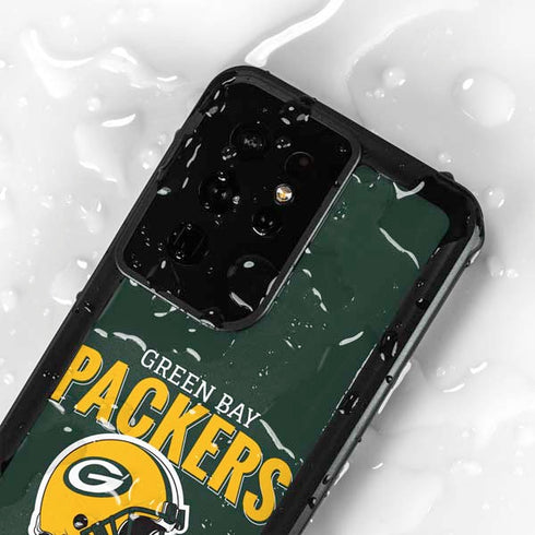 NFL Green Bay Packers Helmet Galaxy S24 Ultra Waterproof Case